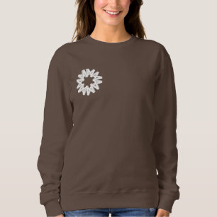 SWEATSHIRT EMBROIDERED WOMEN'S STYLE DESIGN