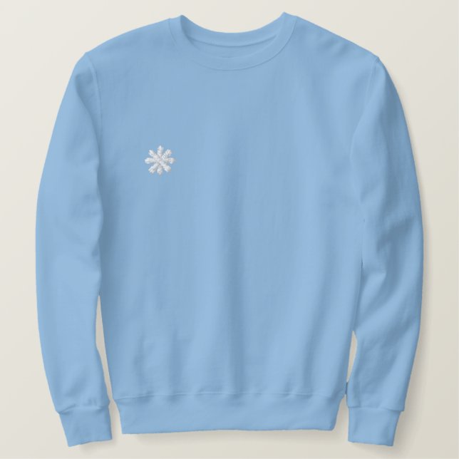 SWEATSHIRT EMBROIDERED WOMEN'S STYLE DESIGN (Design Front)