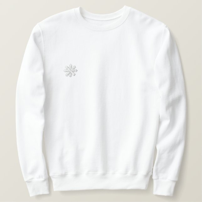 SWEATSHIRT EMBROIDERED WOMEN'S STYLE DESIGN (Design Front)