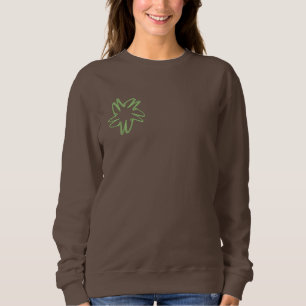 SWEATSHIRT EMBROIDERED WOMEN'S STYLE DESIGN