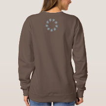 SWEATSHIRT EMBROIDERED WOMEN'S STYLE DESIGN