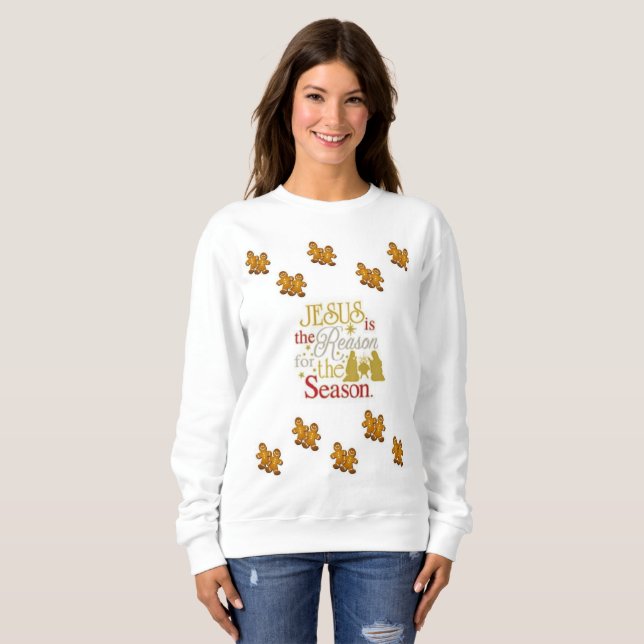 Sweatshirt Gingerbread Man (Front Full)