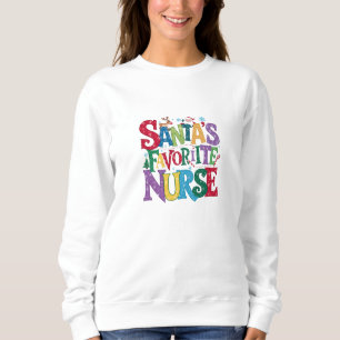 Sweatshirt, Hoodie - Nurse - Santa