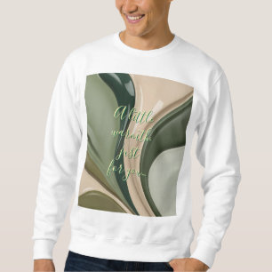 Sweatshirt in stylish abstract graphic