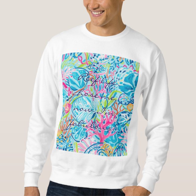 Sweatshirt in stylish graphic (Front)
