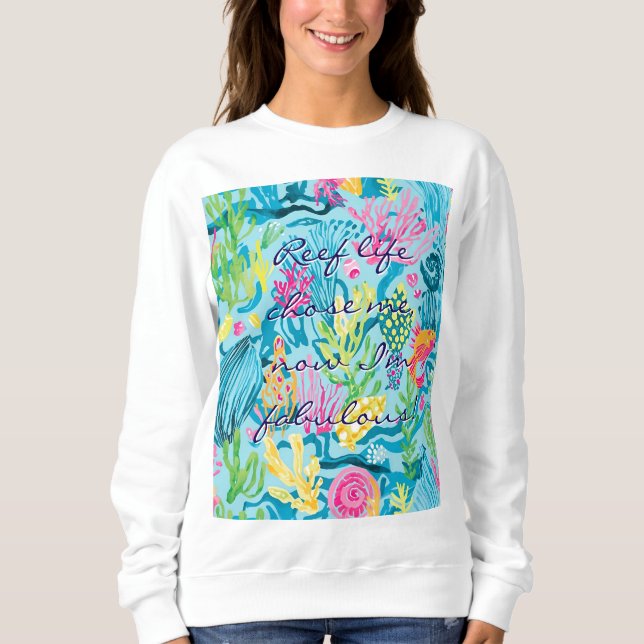 Sweatshirt in stylish graphic (Front)