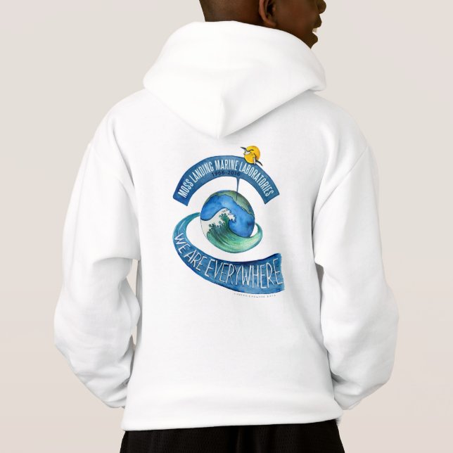 Sweatshirt (Kid's): Basic Hooded, Everywhere (Back)