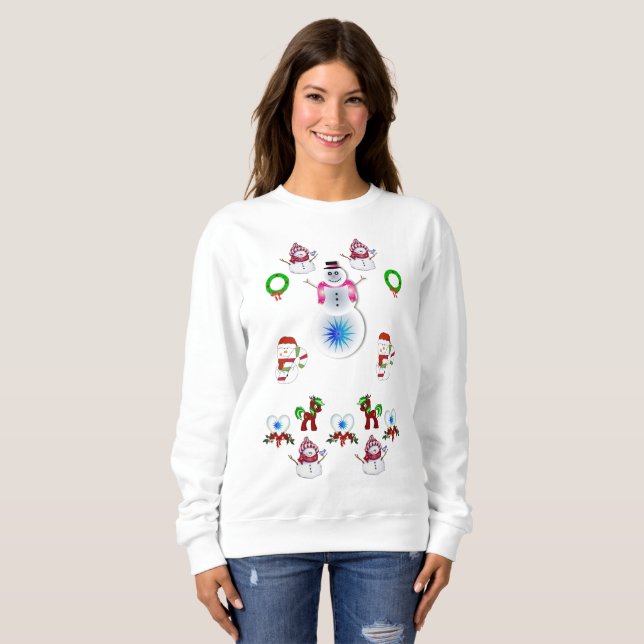 Sweatshirt Snowman (Front Full)