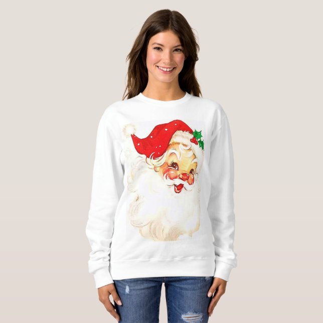 Sweatshirt Vintage Santa (Front Full)