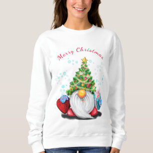 Sweatshirt with Christmas Gnome