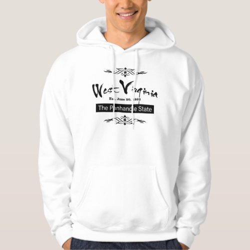 Sweatshirt With USA State Name_West Virginia