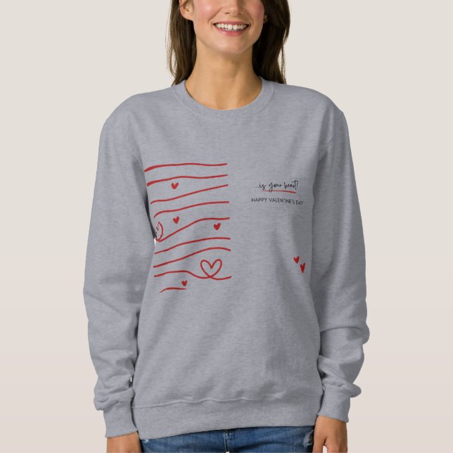 sweatshirt womens gift for valentine's day (Front)