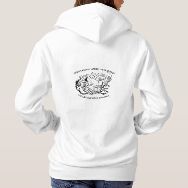 Sweatshirt (Women's): Hooded, Lingcod/Kelp 50th (Back)