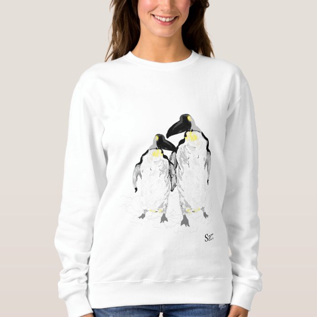 Sweatshirts : A  Penguins Day Out (Front)