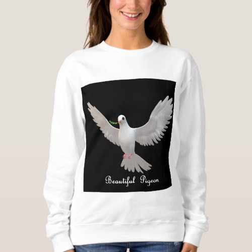 Sweatshirts with Pigeon Design print 