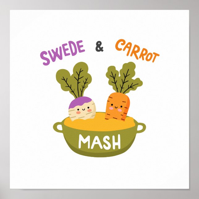 Swede and Carrot mash Poster (Front)