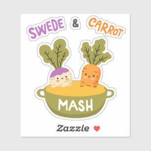 Swede and Carrot mash Sticker