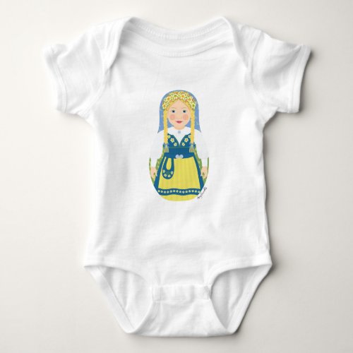 Swede Matryoshka Baby Bodysuit