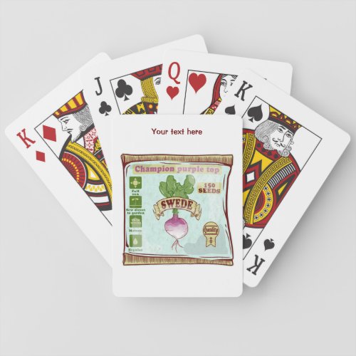 Swede Seeds Playing Cards