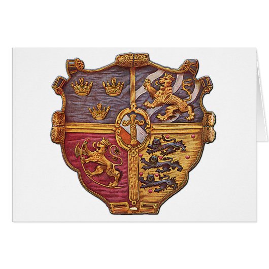 Sweden Ancient Coat of Arms Cards (Front Horizontal)