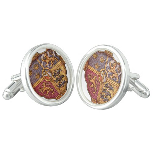 Sweden Ancient Coat of Arms Cufflinks