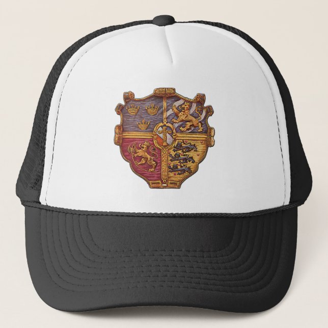 Sweden Ancient Coat of Arms Trucker Hat (Front)