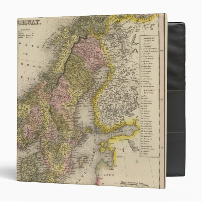 Sweden and Norway 3 Ring Binder (Front/Inside)