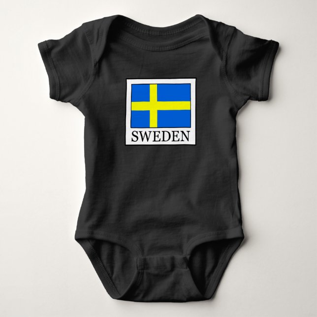 Sweden Baby Bodysuit (Front)