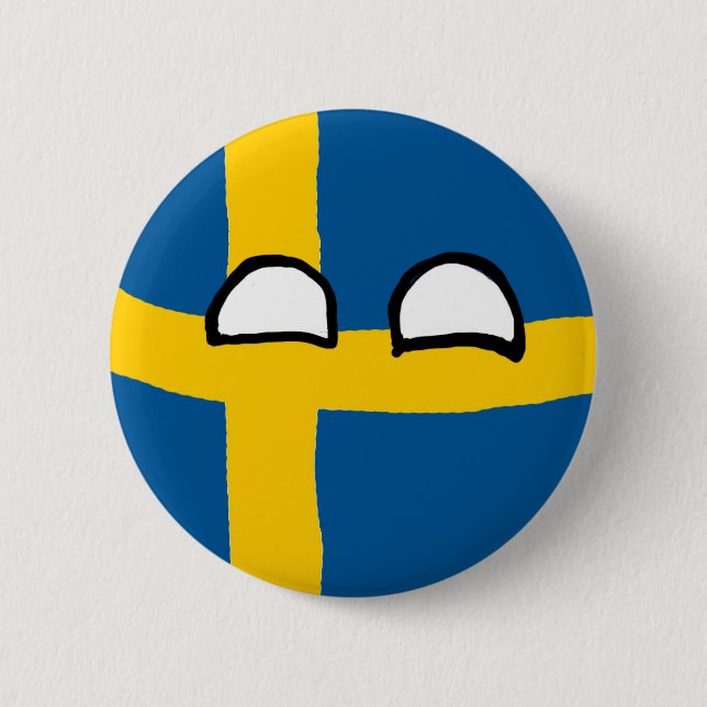 Sweden Ball Button (Front)