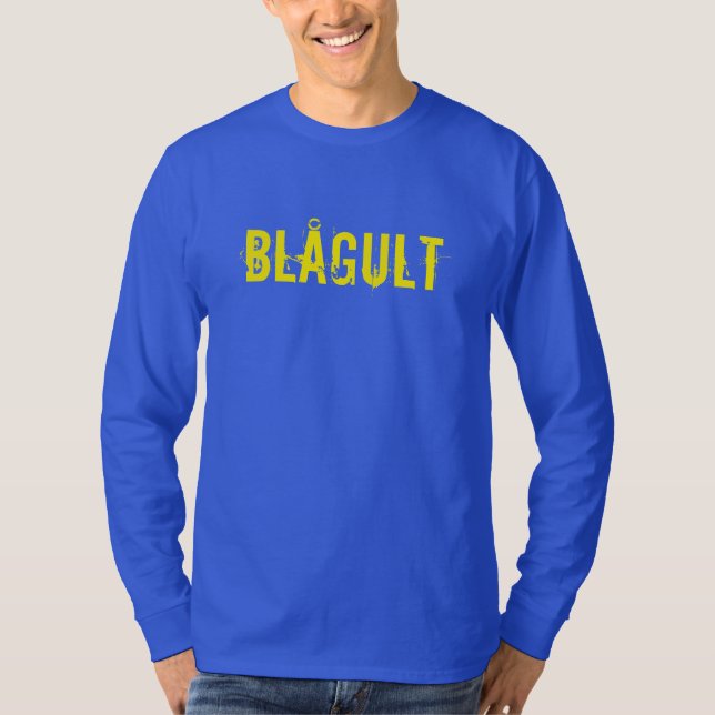 Sweden Blågult Long Sleeve T-Shirt (Front)