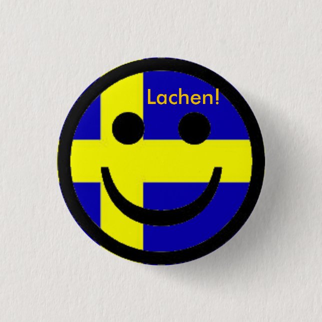 Sweden Button Smile (Front)