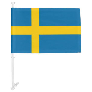 Sweden Car Flag