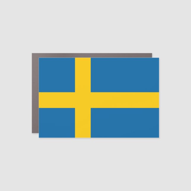 Sweden Car Magnet (Front)