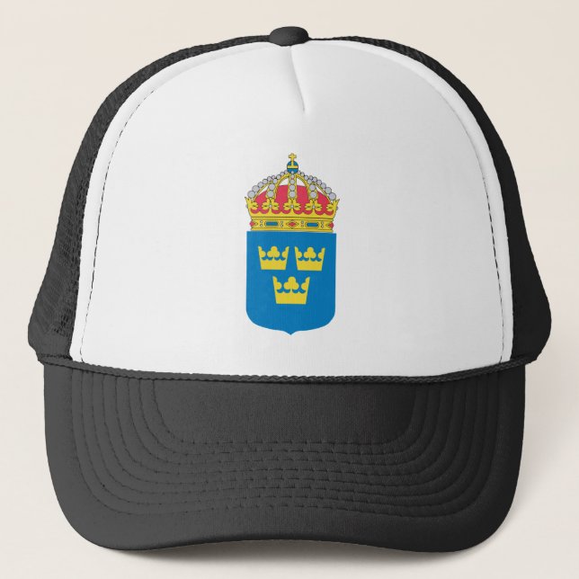 Sweden Coat of Arms (lesser) Trucker Hat (Front)