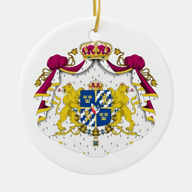 Sweden Coat of Arms Ornament (Front)
