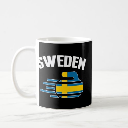 Sweden Curling Rock Sport Fans Swedish Curlers Win Coffee Mug