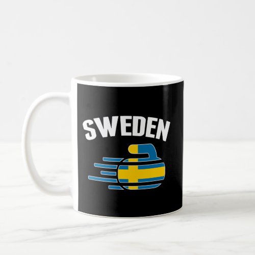 Sweden Curling Rock Sport Fans Swedish Curlers Win Coffee Mug