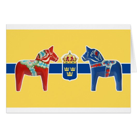 Sweden Dala Coat of Arms (Front Horizontal)