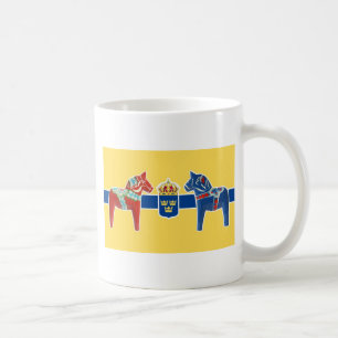Sweden Dala Coat of Arms Coffee Mug