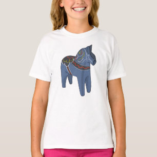 Sweden Dala Horse Dalecarlian Swedish T-Shirt