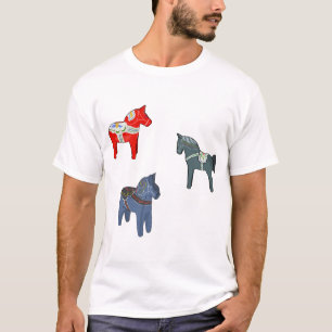 Sweden Dala Horse Dalecarlian Swedish T-Shirt