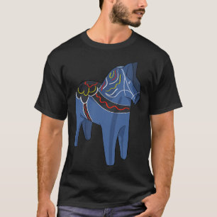 Sweden Dala Horse Dalecarlian Swedish T-Shirt