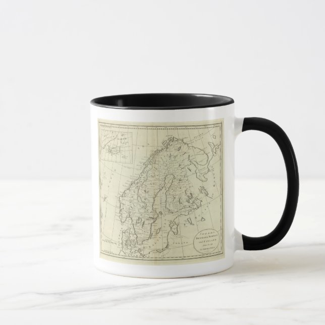 Sweden, Denmark, Norway, and Finland Mug (Right)