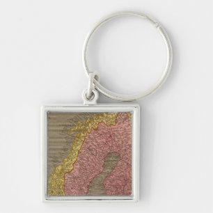 Sweden, Denmark, Norway Keychain