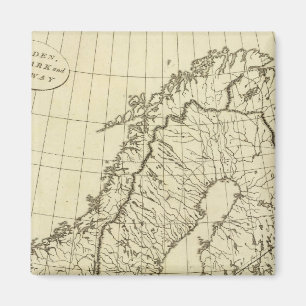 Sweden, Denmark, Norway outline Magnet