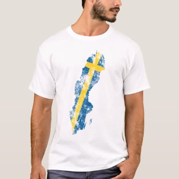Sweden Distressed Shirt by LifeEmbellished at Zazzle