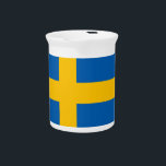 Sweden Drink Pitcher<br><div class="desc">Sweden flag</div>