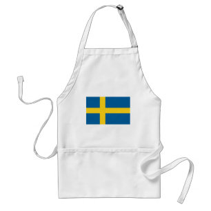 sweden flag adult apron