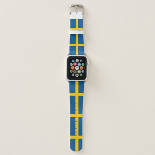 Sweden Flag Apple Watch Band