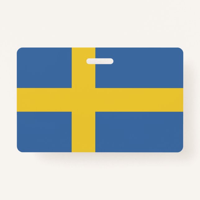 Sweden flag badge (Front)